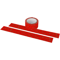 Dozensluittape | Mieterse Mijters | Papier | 50mm | 50m | bruin/rood | 36 stuks