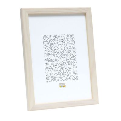 Deknudt Houten fotokader in licht witte kleur 20x30 S41JL1