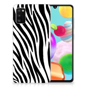 Samsung Galaxy A41 TPU Hoesje Zebra