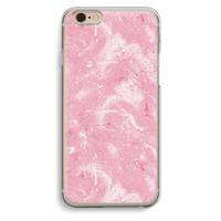 Abstract Painting Pink: iPhone 6 / 6S Transparant Hoesje