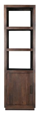 Livingfurn Boekenkast 'Jaxx' Mangohout, 200 x 60cm