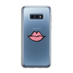 Kusje: Samsung Galaxy S10e Transparant Hoesje