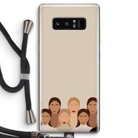 Girls girls girls: Samsung Galaxy Note 8 Transparant Hoesje met koord