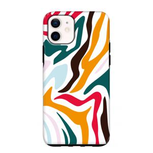 Colored Zebra: iPhone 12 mini Tough Case