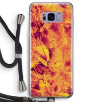 Eternal Fire: Samsung Galaxy S8 Plus Transparant Hoesje met koord