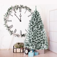 180cm Kunstkerstboom Sneeuwspar Metalen Standaard Kerstboom