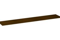 Wandplanchet Sapho Cross Massief Hout 70x10 cm