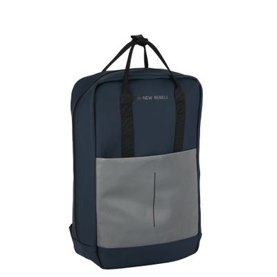 New Rebels Bowie Cape Coral Navy 14L Rugzak Reflectie Waterafstotend Laptop 13"
