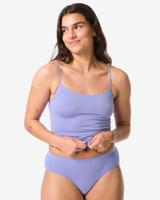 HEMA Damesstring Naadloos Micro Blauw (blauw)