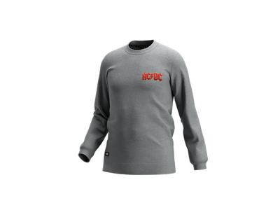 Safety Jogger ACDC Crewneck Sweater | Lichtgrijs/Rood | Maat S - WI0816S00