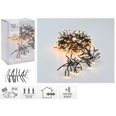 Home & Styling Kerstverlichting cluster 768l warm wit