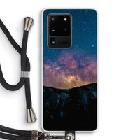 Travel to space: Samsung Galaxy S20 Ultra Transparant Hoesje met koord