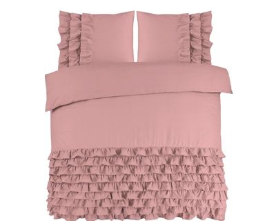 Dreamhouse Dekbedovertrek Cyprus Roze-1-persoons (140 x 200/220 cm)