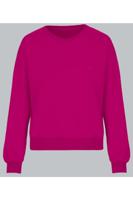 TRIGEMA Regular Fit Dames Sweatshirt magenta, Effen