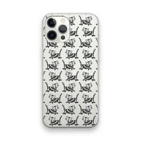 Zwarte poes: iPhone 12 Pro Max Transparant Hoesje