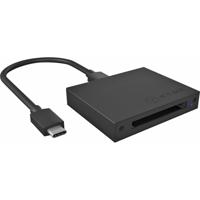 ICY BOX ib-cr402-c31 card reader kaartlezer (zwart, usb-c 3.2 (10 gbit/s))