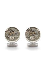 Tateossian boutons de manchette Slim Skeleton - Argent