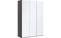 Goossens Kledingkast Easy Storage Ddk, Kledingkast 153 cm breed, 220 cm hoog, 3x glas draaideur
