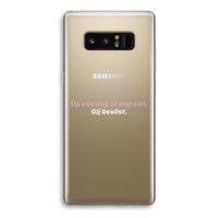 gij beslist: Samsung Galaxy Note 8 Transparant Hoesje