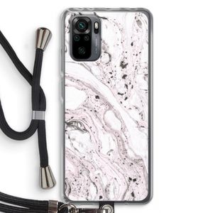 Mengelmoes: Xiaomi Redmi Note 10 Pro Transparant Hoesje met koord