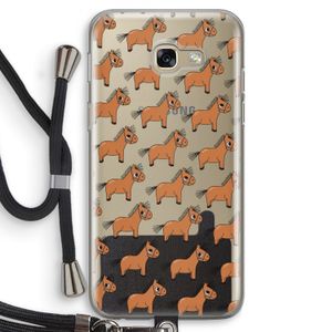 Pony: Samsung Galaxy A5 (2017) Transparant Hoesje met koord