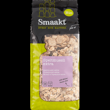 Smaakt Bio Speltmuesli Extra 475 g bij Jumbo