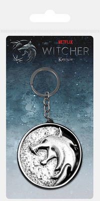 The Witcher: Wolf Metal Keychain