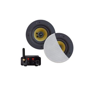 Aquasound Bluetooth Audio bluetooth audiosysteem - (50 watt / bt4.0 / auto-aux) - met samba speakerset (wit) - 230v/12v bmn50easy-sw