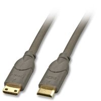 Lindy 0.5m HDMI CAT2 HDMI kabel 0,5 m HDMI Type C (Mini) Zwart - thumbnail