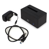 ACT AC1500 basisstation voor opslagstations USB 3.2 Gen 1 (3.1 Gen 1) Type-A Zwart - thumbnail