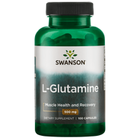 L-glutamine Capsules 500mg | Swanson | 100ct
