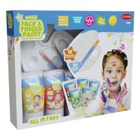 Boti Natural face & finger paint tube - multi kleuren, 5x65ml