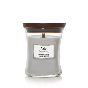 WoodWick Lavender & Cedar kaars Overige CEDAR, Lavendel Grijs, Transparant 1 stuk(s)