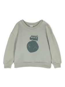 Knot sweat Van en coton - Vert