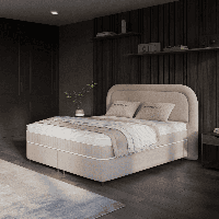 Boxspring 180x200 Cm Beige Dreamhouse - Dekbed-Discounter.nl