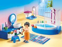 PLAYMOBIL Dollhouse - Badkamer met ligbad constructiespeelgoed 70211 - thumbnail