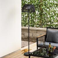 Nohr Outdoor Solar Vloerlamp Tamella Bamboe, 150cm - Zwart - thumbnail