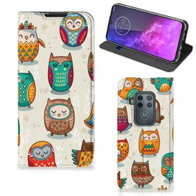 Motorola One Zoom | Hoesje maken | Vrolijke Uilen
