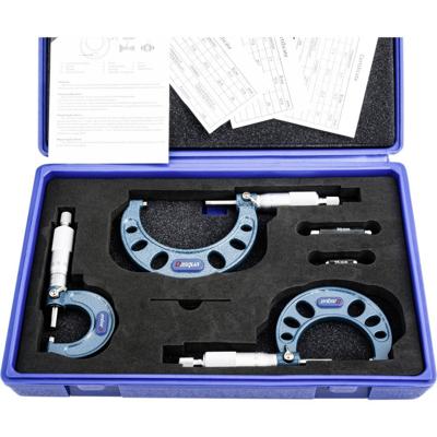 Dasqua 4111-8206 Schroefmaatset Met controlemaat 0 - 75 mm DIN 863