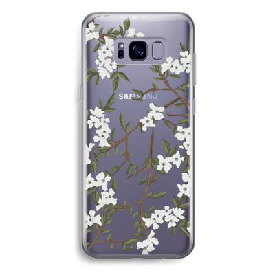 Blossoming spring: Samsung Galaxy S8 Plus Transparant Hoesje
