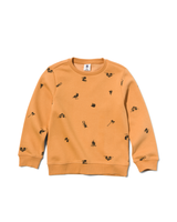 HEMA Kinder Sweater Kamperen Geel (geel) - thumbnail