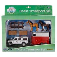 Kids Globe land rover met paardentrailer