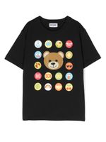 Moschino Kids t-shirt à motif Teddy Bear - Noir