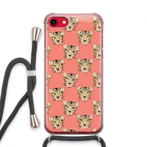 Tijger: iPhone SE 2020 Transparant Hoesje met koord