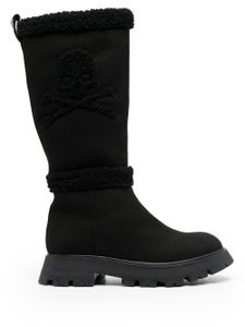 Philipp Plein bottes Skull Bones - Noir