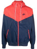 Nike veste zippée à logo brodé - Bleu