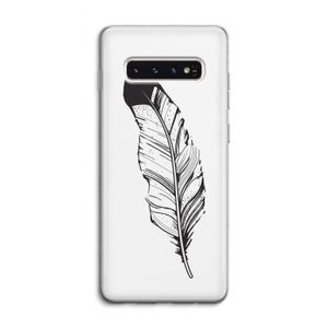 Pluim: Samsung Galaxy S10 4G Transparant Hoesje