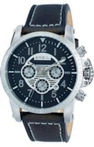 Horlogeband Breil TW1505 Leder Zwart 23mm