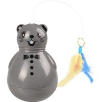 FLAMINGO Kattenspeelgoed wiebelende muis - thumbnail