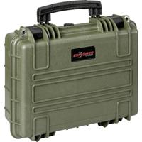 Explorer Cases Outdoor-koffer 3815HL.G green with pick & pluck foam (b x h x d) 38 x 27 x 16 cm Olijf-groen 3815HL.G